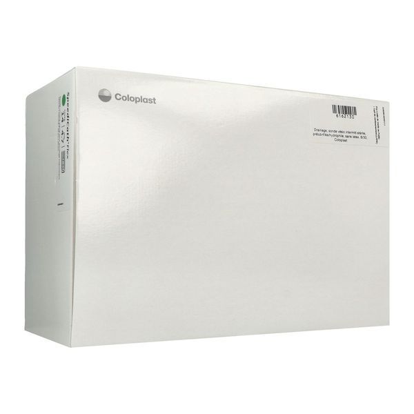 SPEEDICATH FLEX Sonde vésicale souple autolubrifiée, droite, nélaton, homme, format standard, CH 16, orange (ref. 289160), bt 30