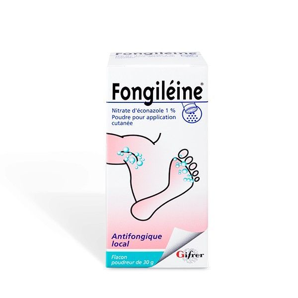 Fongileine 1 Pour Cent Poudre Pour Application Cutanee Flacon(S) Poudreur(Se)(S) Polyethylene De 30 G