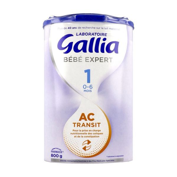GALLIA BEBE EXPERT AC TRANSIT 1 Denrée alimentaire destinée à des fins médicales spéciales, bt 800 g