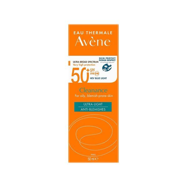 CLEANANCE SOIN SOLAIRE ANTIIMPERFECTIONS SPF 50+ Soin solaire anti-imperfections, SPF 50+, tube 50 ml