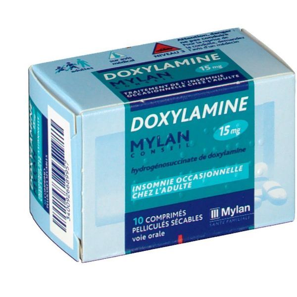 Doxylamine Viatris Conseil 15 Mg Comprime Pellicule Secable B/10