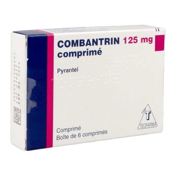 COMBANTRIN Comprimé 125 mg, boîte 6