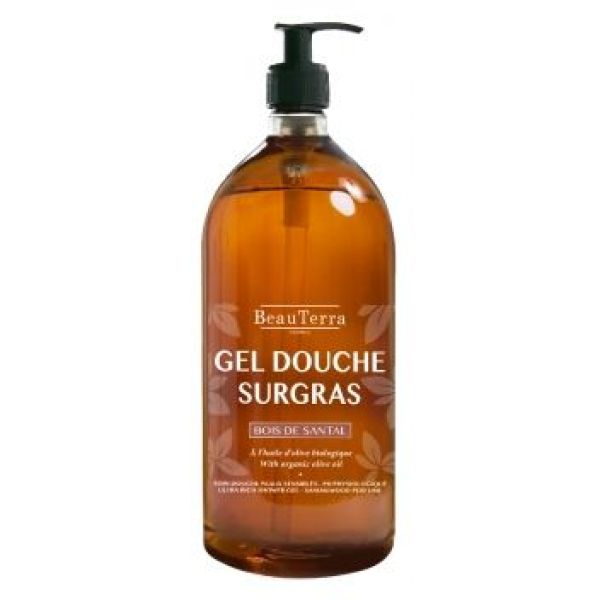 Beauterra Gel Douche Sans Savon Santal Flacon 1 L 1