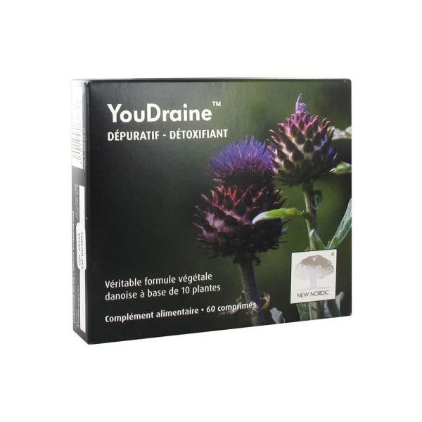 Youdraine Depuratif - Detox Formule Danoise 10 Plantes Comprime Boite 60