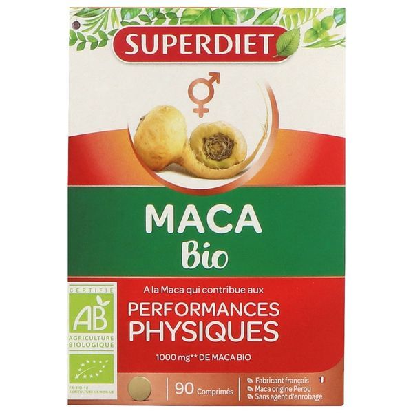 Superdiet Maca Bio - 90 comprimés