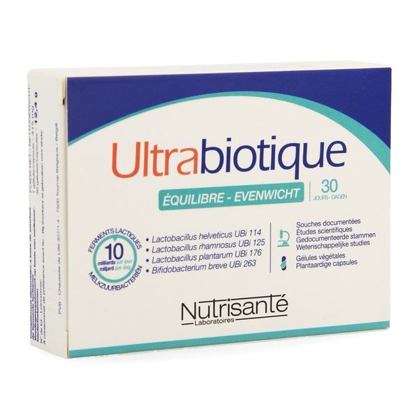 ULTRABIOTIQUE EQUILIBRE 30 JOURS BOITE DE 30 GELULES