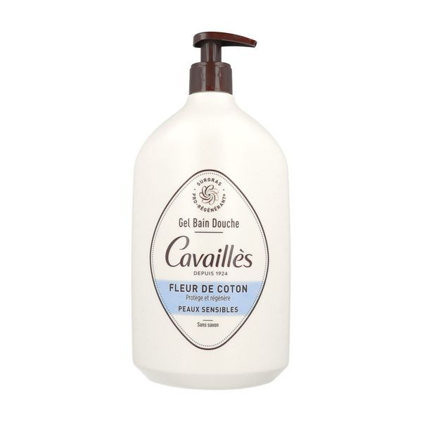 ROGE CAVAILLES SURGRAS GEL BAIN DOUCHE Gel bain douche, fleur de coton, fl 1 l