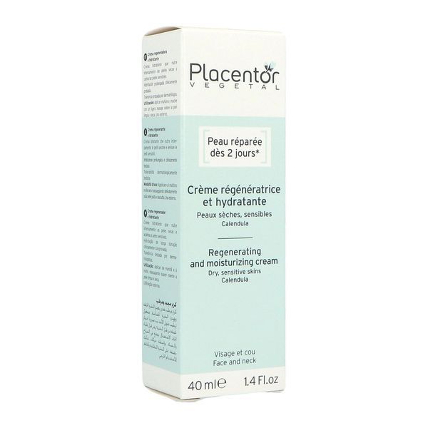 Placentor Creme Regeneratrice Et Hydratante Pour Peaux Seches Cr Tb 40 Ml 1