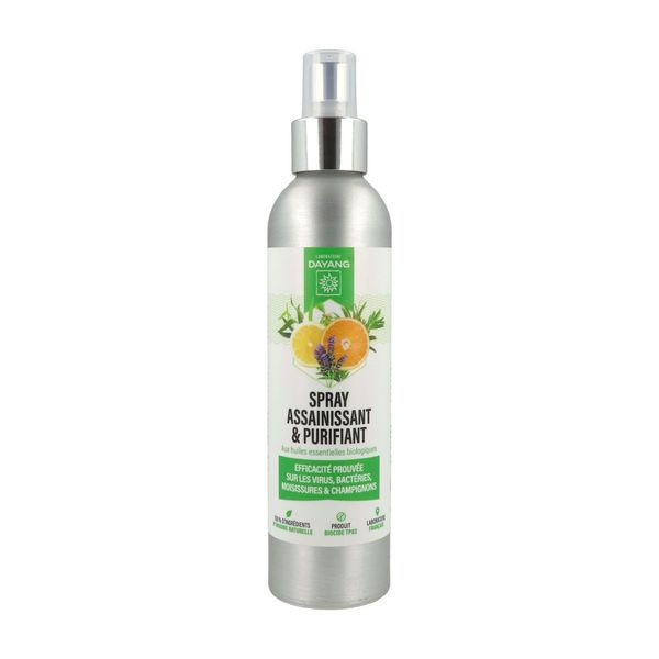 DAYANG SPRAY ASSAINISSANT & PURIFIANT Spray assainissant et purifiant aux huiles essentielles bio, spray 200 ml