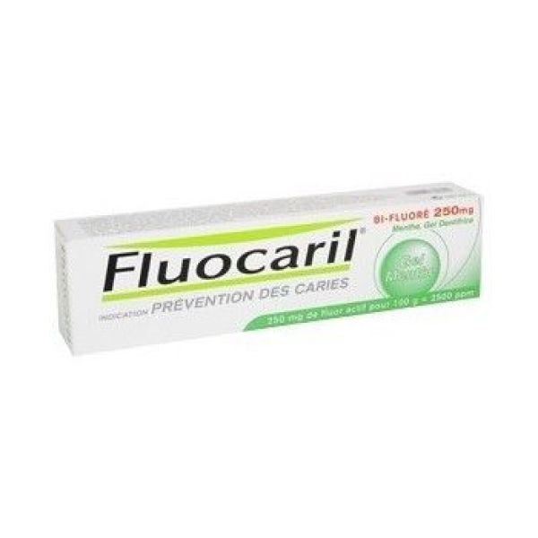 FLUOCARIL BI FLUORE 250 mg MENTHE gel dentifrice 1 tube(s) alumino-plastique de 125 ml
