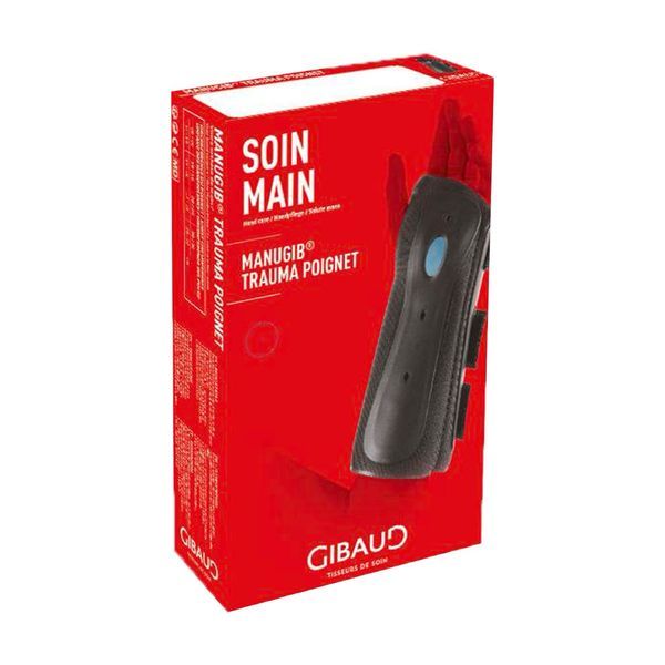 MANUGIB TRAUMA POIGNET Orthèse de poignet d'immobilisation, rigide, gauche, taille 1, unité