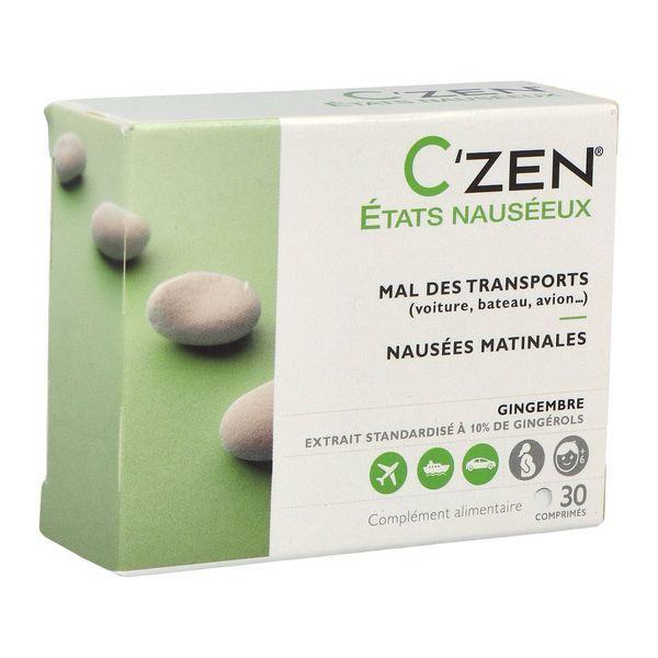 Bausch + Lomb C'Zen États Nauséeux 30 Comprimés