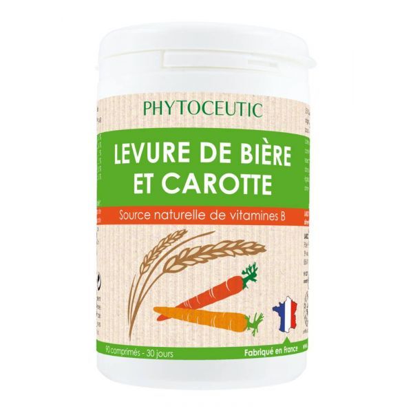 Phytoceutic Levure de bière et carotte - 90 comprimés