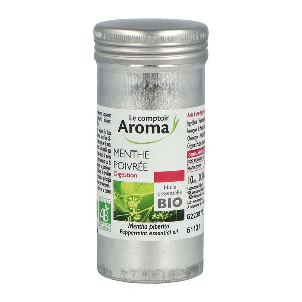 Comptoir Aroma Huile Essentielle Menthe Poivree Bio Flacon 10 Ml 1