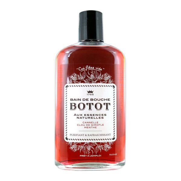 Botot Bain De Bouche Rouge Liquide Flacon 250 Ml 1
