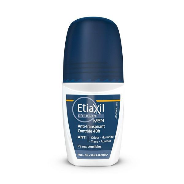 Etiaxil Déodorant Men Anti-Transpirant Contrôle 48H Roll-On 50 ml