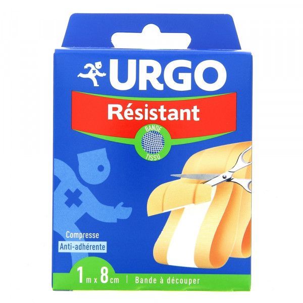 Urgo Pansement Resistant Elast - Sans Antiseptiques Bande 1M*8Cm 1