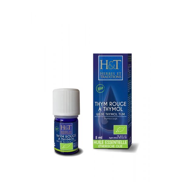 Herbes & Traditions HE Thym rouge à thymol (Thymus vulgaris) BIO - 5 ml