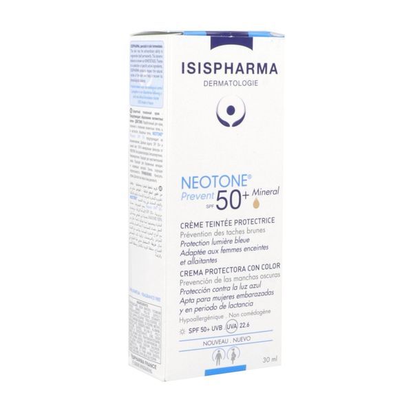 Neotone Prevent 50+ Creme Teintee Tube 30 Ml 1