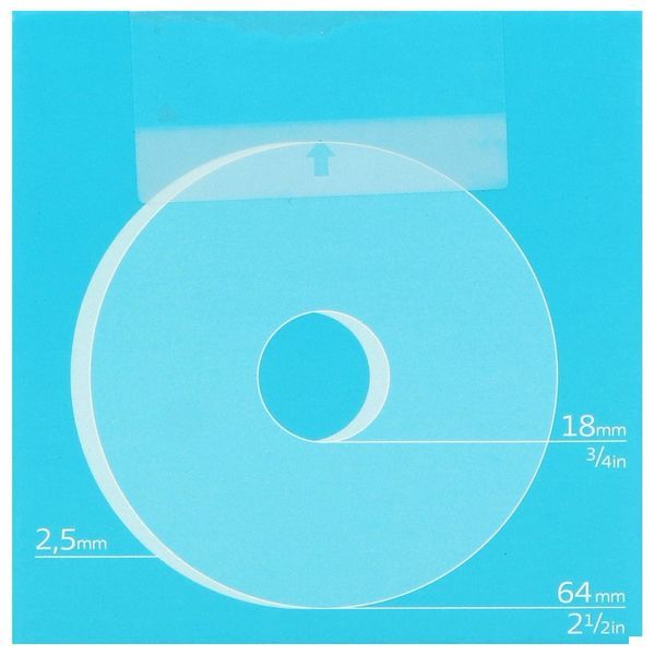 BRAVA ANNEAU PROTECTEUR Anneau protecteur cutané, à usage unique, 18 mm - 64 mm, épaisseur 2,5 mm (ref. 120381), bt 10