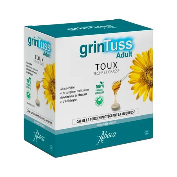 GRINTUSS TOUX COMPRIME BOITE 20