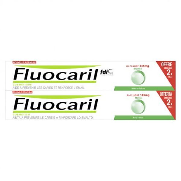 Fluocaril Dentifrice Bi-Fluore 145Mg Menthe Tube 75 Ml 2