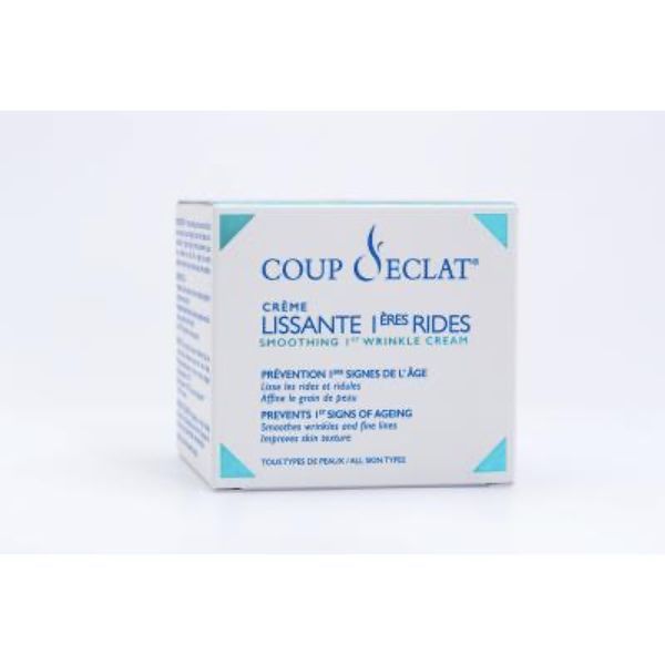 COUP D'ECLAT CREME LISSANTE 1ERES RIDES Crème lissante premières rides, pot 50 ml