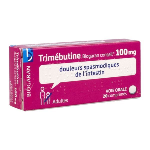 TRIMEBUTINE BIOGARAN CONSEIL 100 mg comprimé B/20