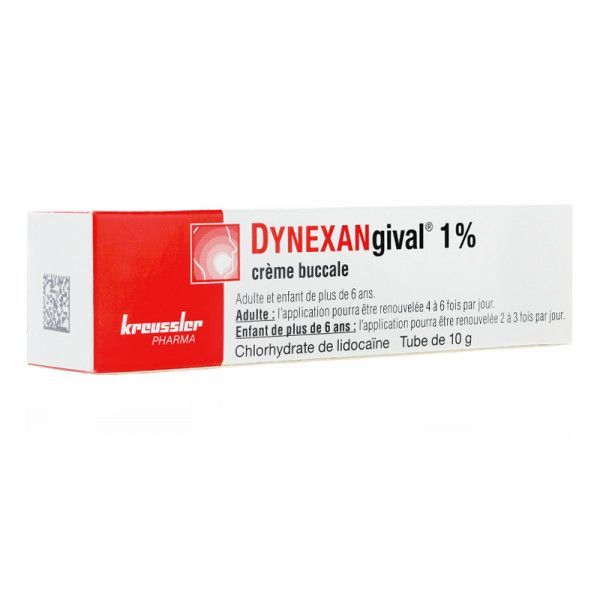 Dynexangival 1 % Creme Buccale Tube(S) Aluminium Verni De 10 G