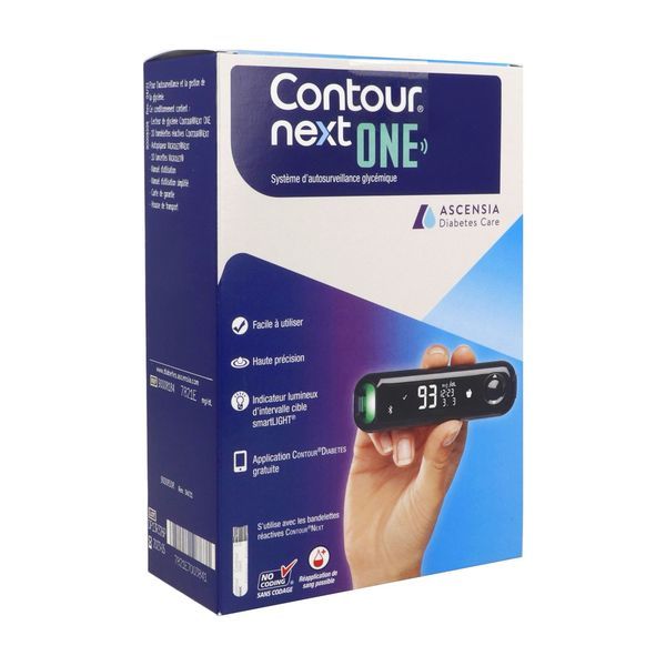 CONTOUR NEXT ONE SET SYSTEME D'AUTOSURVEILLANCE GLYCEMIQUE KIT
