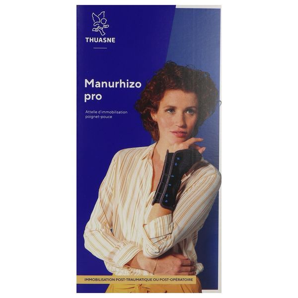 MANURHIZO PRO Attelle de poignet pouce d'immobilisation, rigide, à système de serrage rapide, gauche, taille 2, unité