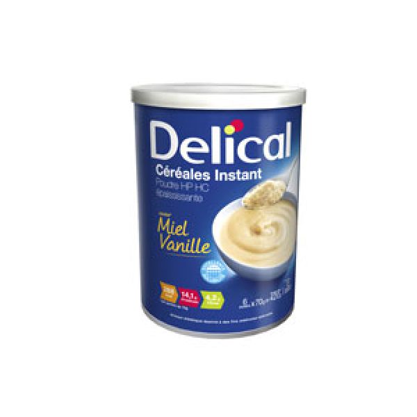 Delical Cereales Instant Saveur Miel Vanille 420 G Bt 1