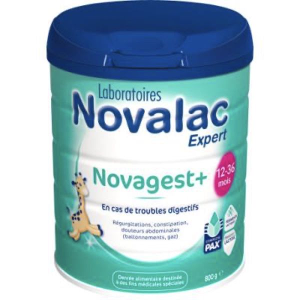 NOVALAC EXPERT NOVAGEST+ 12-36 MOIS Denrée alimentaire destinée à des fins médicales spéciales, bt 800 g
