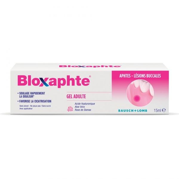 Bloxaphte Gel Adulte Menthe 15Ml