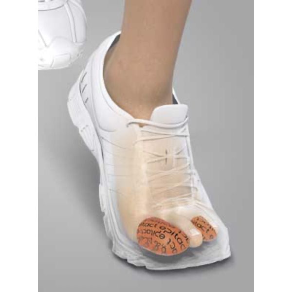 EPITACT SPORT PROTECTIONS ONGLES BLEUS EPITHELIUMTACT 02 Capuchon protecteur d'orteil à base d'EpitheliumTact, réutilisable, large (ref. G303), unité