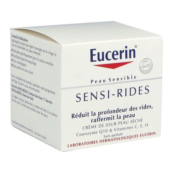 Eucerin Sensirides Soin Anti Rides Jour Peaux Seches A Tres Seche Cr Pot 50 Ml 1