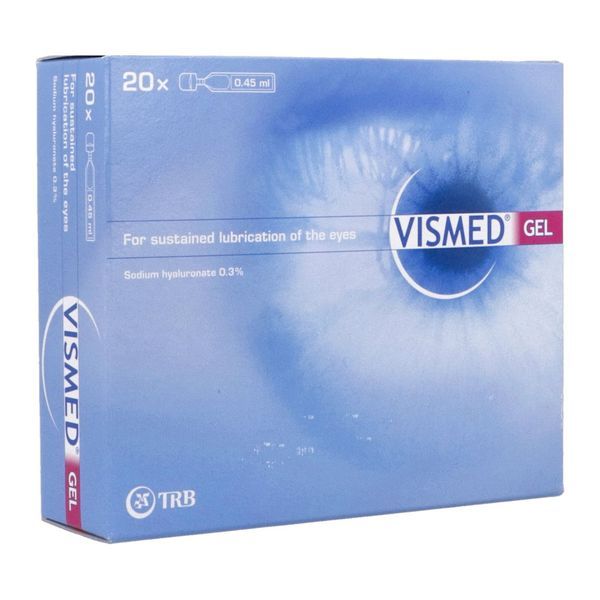 VISMED GEL Sol opht pr instill oculaire 20 unid
