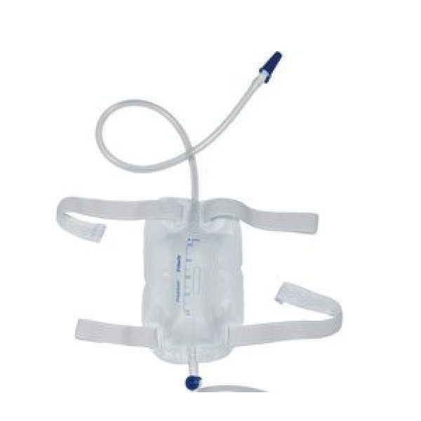 Conveen® Triform - Boîte de 10 poches à urine graduées stériles - 500 ml - tubulures solidaires de 50 cm ajustables Référence: 210190