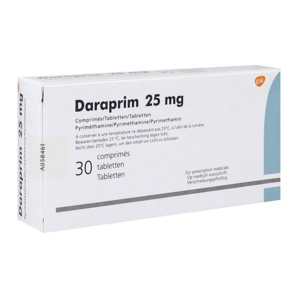 DARAPRIM 25MG CPR BELGE BT30