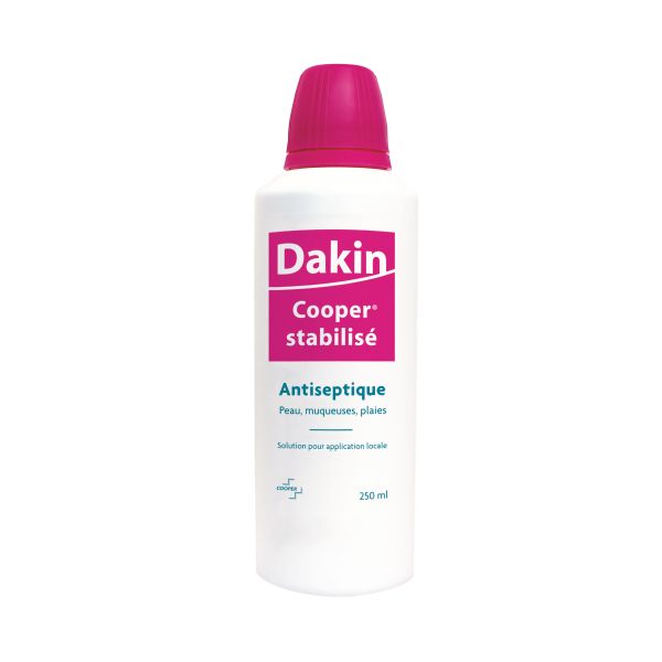Dakin Cooper Stabilise (Hypochlorite De Sodium) Solution Pour Application Locale 250 Ml En Flacon