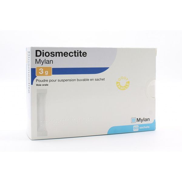 Diosmectite Mylan 3 G Poudre Pour Suspension Buvable En Sachet B/60