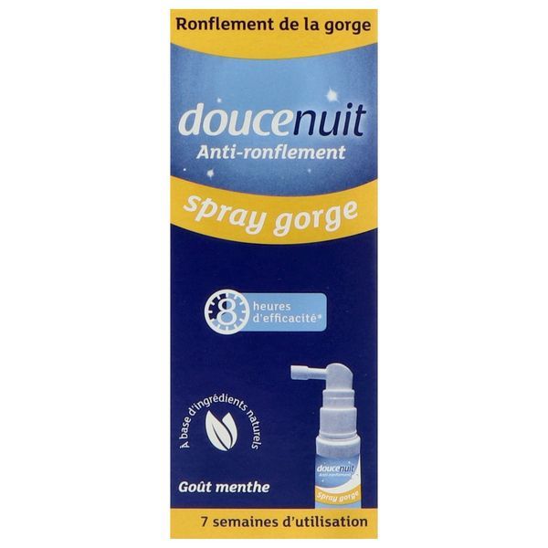 DOUCE NUIT ANTI RONFLEMENT SPRAY GORGE Spray buccal, dispositif médical antironflement, spray 23,5 ml