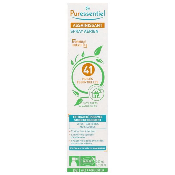 PURESSENTIEL SPRAY ASSAINISSANT Spray assainissant d'atmosphère, spray 200 ml
