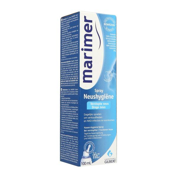 MARIMER HYGIENE NASALE QUOTIDIENNE Solution nasale isotonique d'eau de mer, spray 100 ml