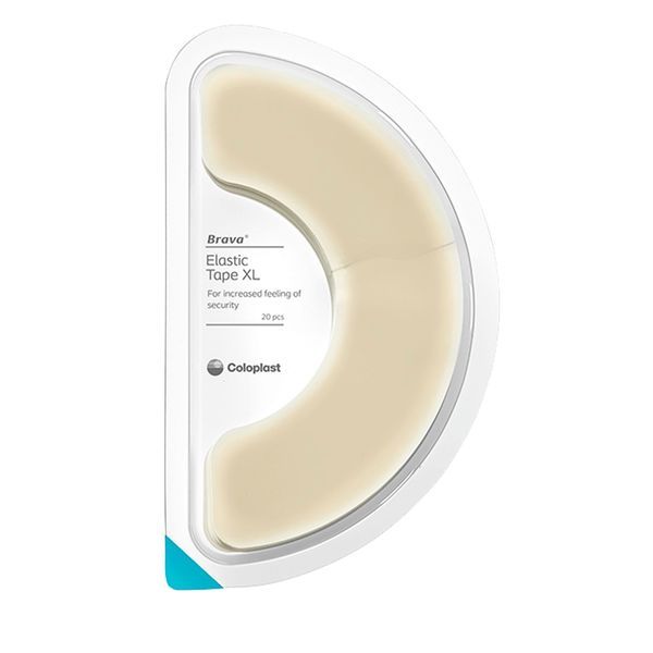 BRAVA SUPPORT PLUS Support pour poche, renfort adhésif, à usage unique, XL (ref. 120760), bt 20