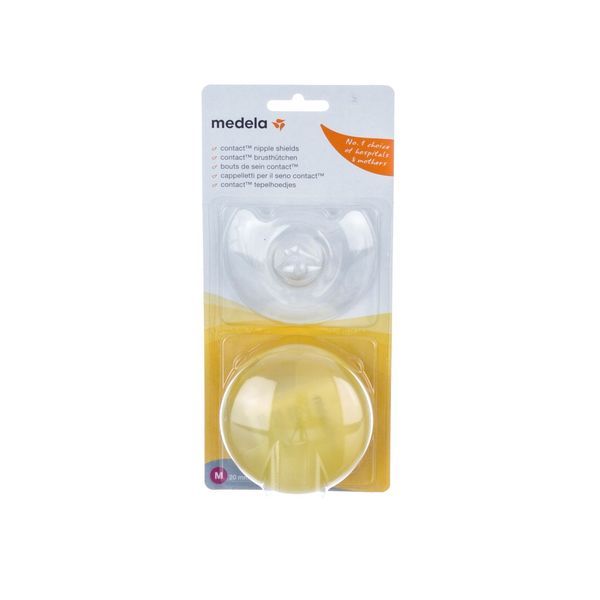 MEDELA BOUT DE SEIN CONTACT Bout de sein en silicone, médium, diamètre 20 mm (ref. 200.1593), bt 2