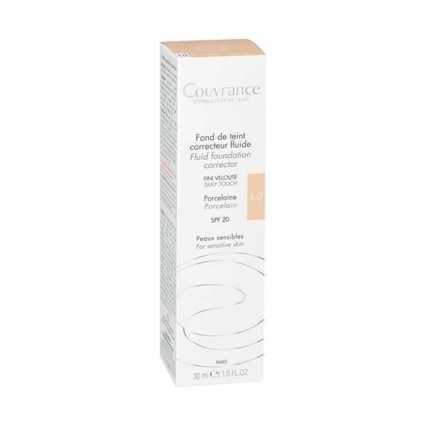 Avene Couvrance Fond De Teint Creme Tube 30 Ml Porcelaine 1