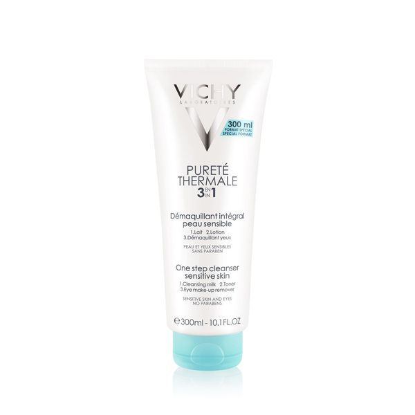 VICHY PURETE THERMALE DEMAQUILLANT INTEGRAL 3 EN 1 00Démaquillant intégral 3 en 1, sans rinçage, tube 300 ml