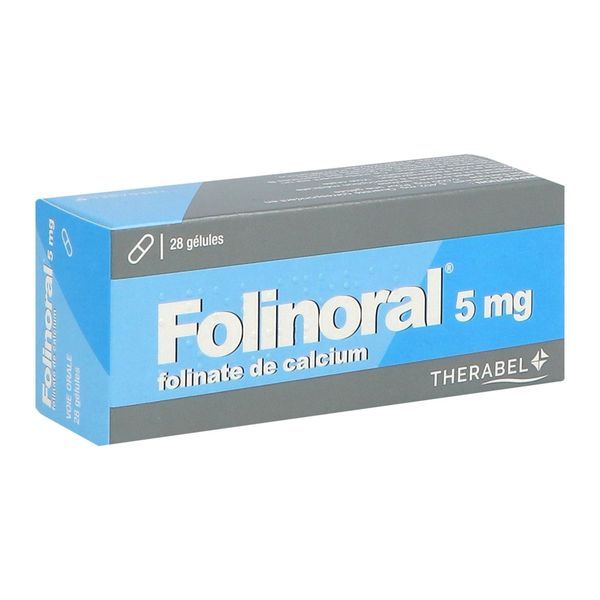 FOLINORAL Gélule 5 mg, boîte 28
