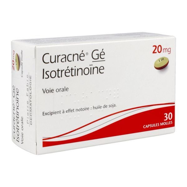 CURACNE GE 20 MG BOITE DE 30 CAPSULES